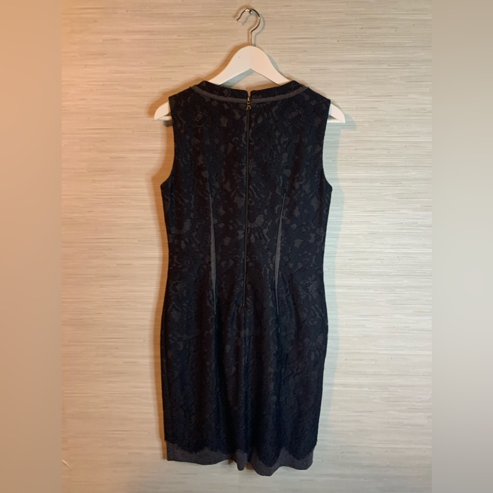 Designer Elie Tahari Black Sleeveless Dress in Size 6 - Picture 3 of 11